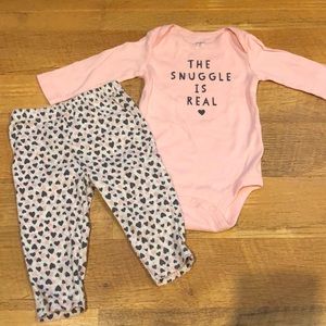 6m Carter’s Snuggle Is Real Outfit